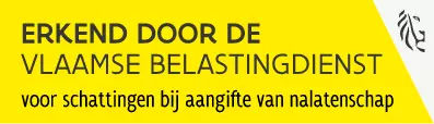 Erkend door de Vlaamse belastingsdienst