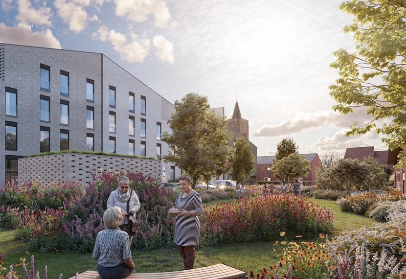 te Koop, nieuwbouw appartementen in het centrum van Sint-Eloois-Winkel
