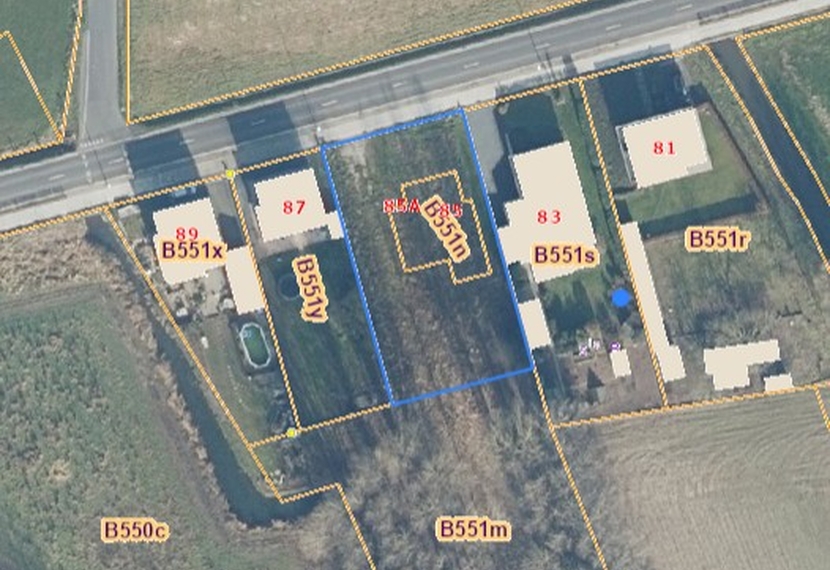 Bouwgrond voor vrijstaande woning in Rollegem-Kapelle