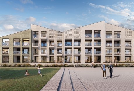 te Koop, nieuwbouw appartementen in het centrum van Sint-Eloois-Winkel