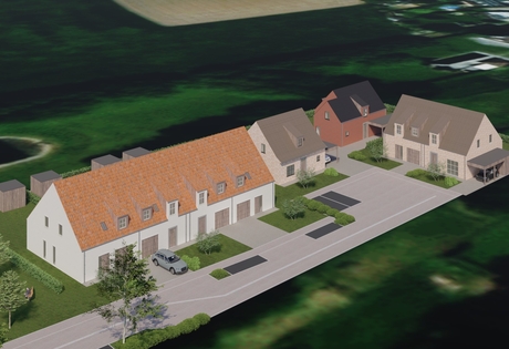 Gesloten nieuwbouwwoning te koop