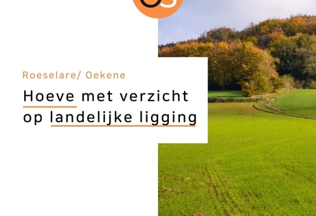 Hoeve met verzicht op landelijke ligging