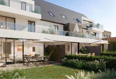 Gelijkvloers nieuwbouwappartement te huur