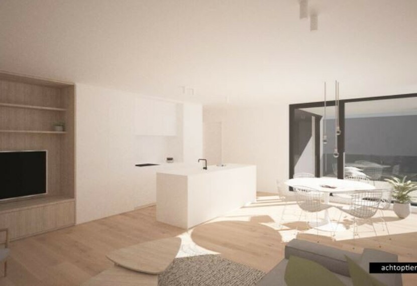 Nieuwbouwappartement met 3 ruime slaapkamers in kleinschalige residentie in het centrum van Sint-Eloois-Winkel