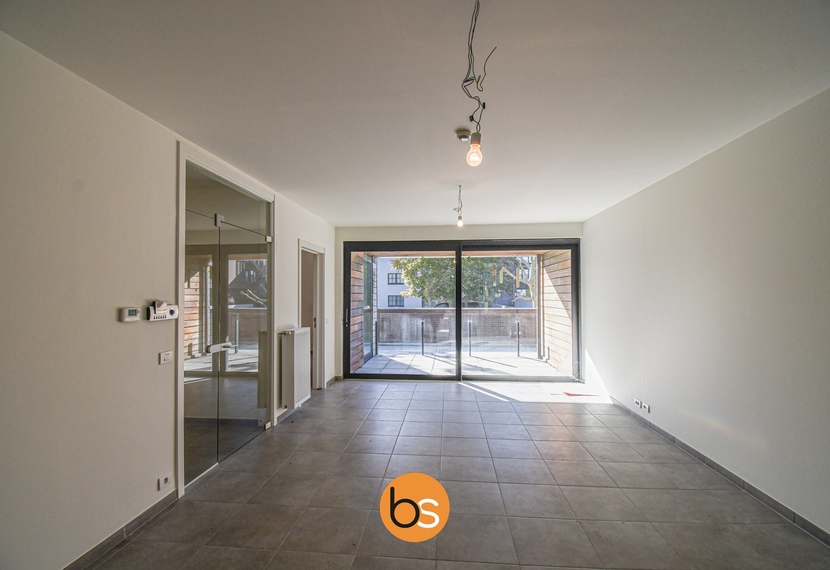Gelijkvloers appartement met terras