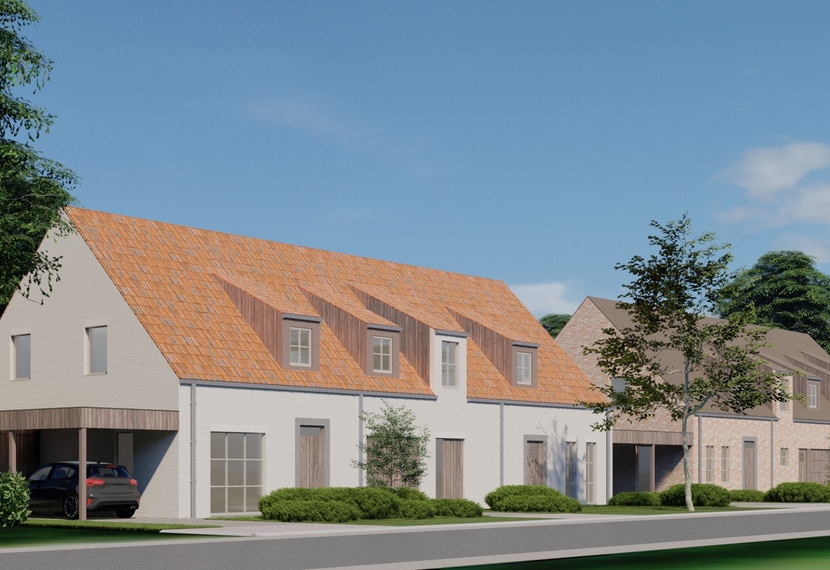 Gesloten nieuwbouwwoning te koop