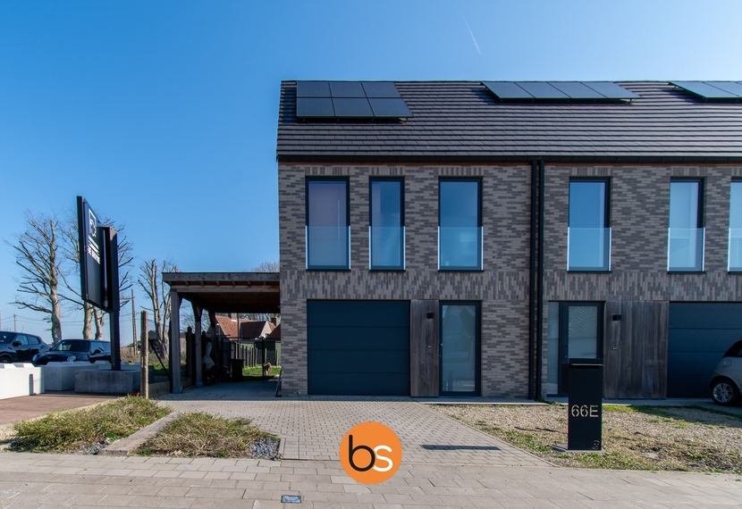 Nieuwbouwwoning met 3 slaapkamers en garage te Hulste