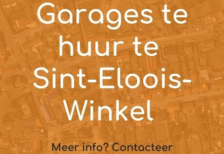 Nieuwe garages te huur op het Sint-Hubrechtsplein te Sint-Eloois-Winkel